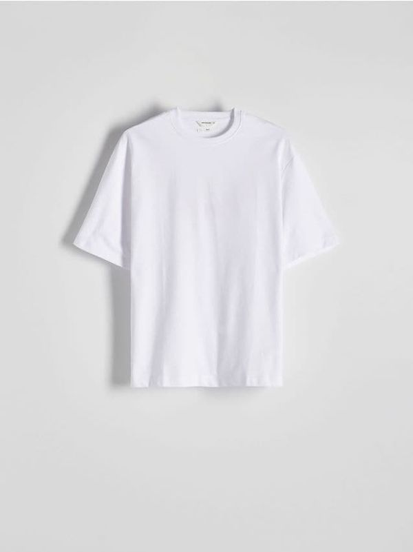 Reserved Reserved - Obična boxy majica kratkih rukava - bijela