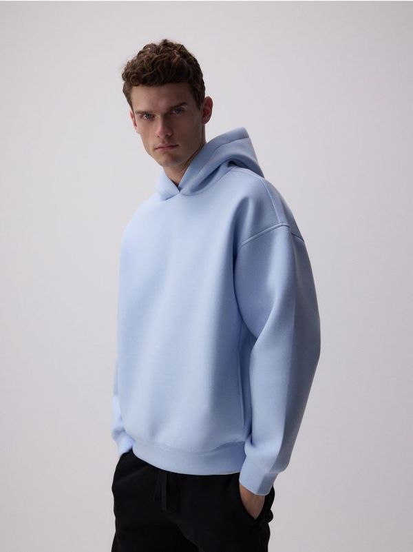 Reserved Reserved - Obična majica s kapuljačom - bljedoplavo