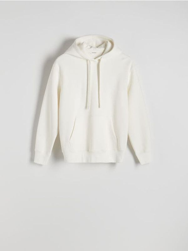 Reserved Reserved - Obična majica s kapuljačom - krem