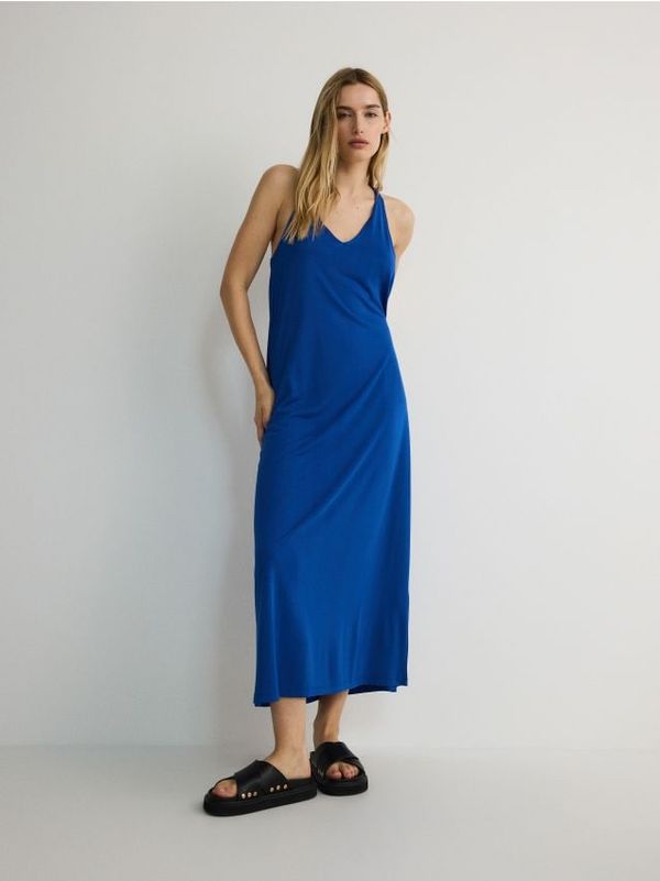 Reserved Reserved - Obična maxi haljina - plava