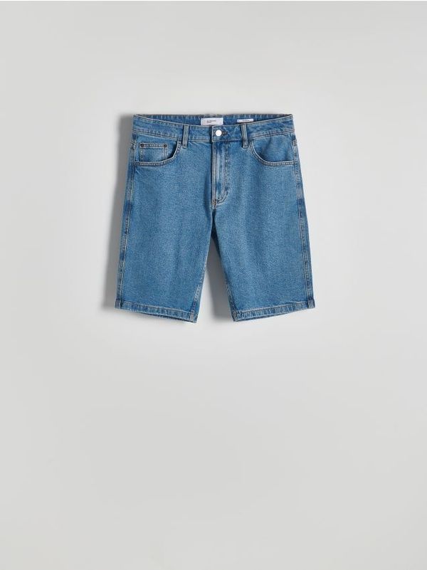 Reserved Reserved - Obične kratke hlače od trapera - plava