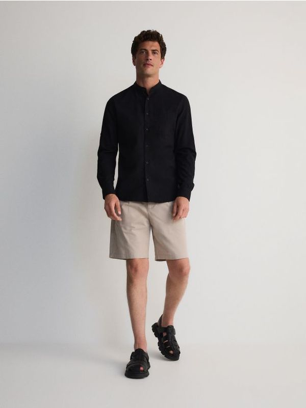 Reserved Reserved - Obične loose kratke hlače - svijetlo siva