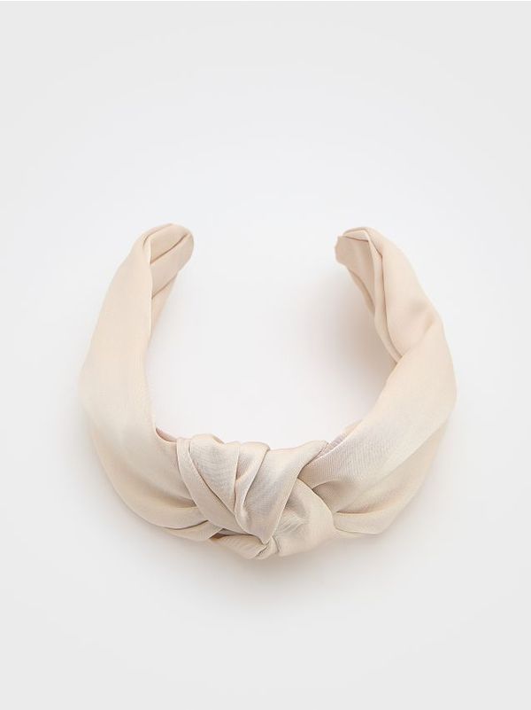 Reserved Reserved - Obruč za kosu - krem