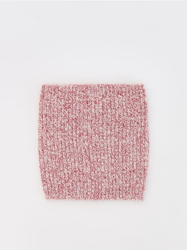 Reserved Reserved - Okrugli šal od mješavine vune - crvena