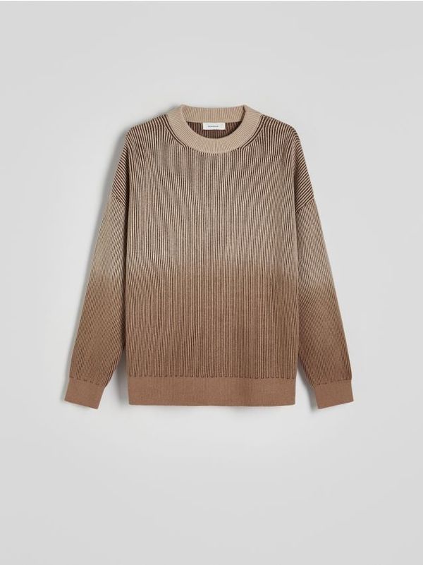 Reserved Reserved - Ombre pulover - bež