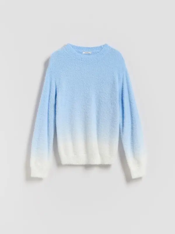 Reserved Reserved - Ombre pulover - bljedotirkizno