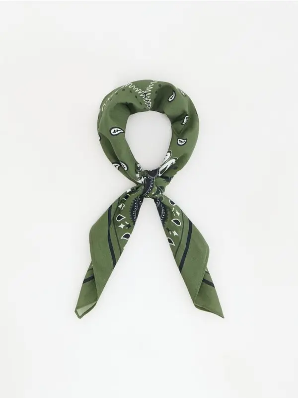 Reserved Reserved - Pamučna bandana - zelena