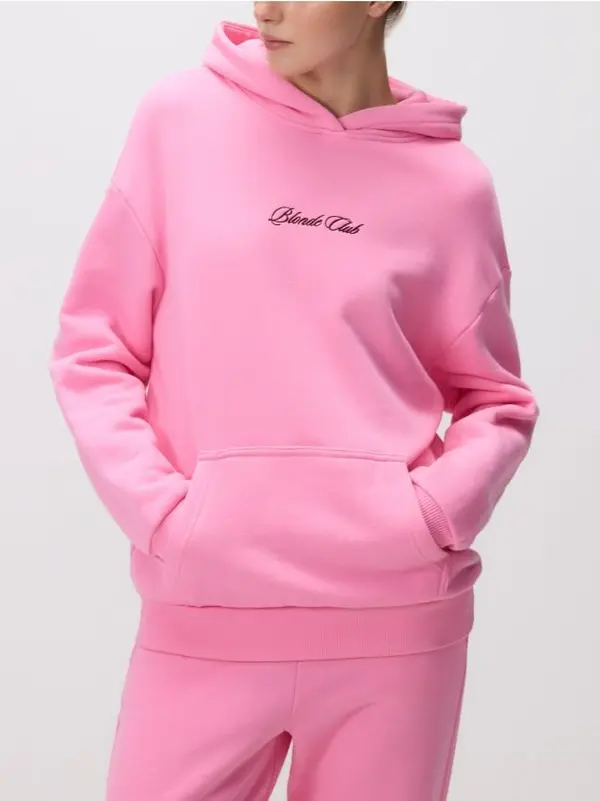 Reserved Reserved - Pamučna bluza s uzorkom - ružičasta