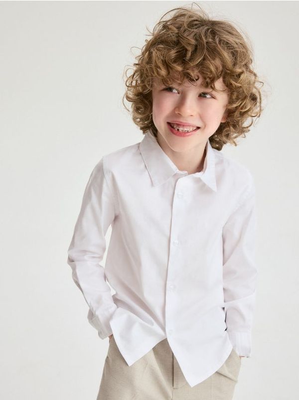 Reserved Reserved - Pamučna košulja - bijela