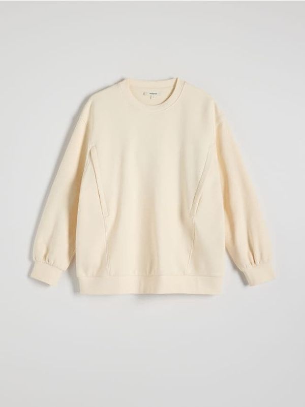 Reserved Reserved - Pamučna majica - boja kože