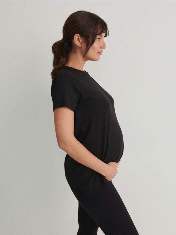 Reserved Reserved - Pamučna majica kratkih rukava - crno