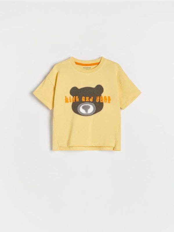 Reserved Reserved - Pamučna majica s printom - bijela