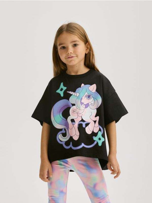 Reserved Reserved - Pamučna majica s printom - crno