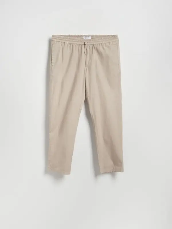 Reserved Reserved - Pamučne jogger hlače - bež