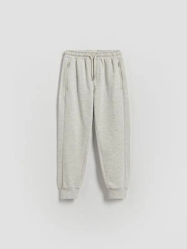 Reserved Reserved - Pamučne jogger hlače - bež