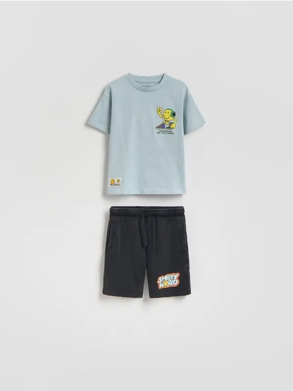 Reserved Reserved - Pamučni komplet SmileyWorld® - bljedoplavo