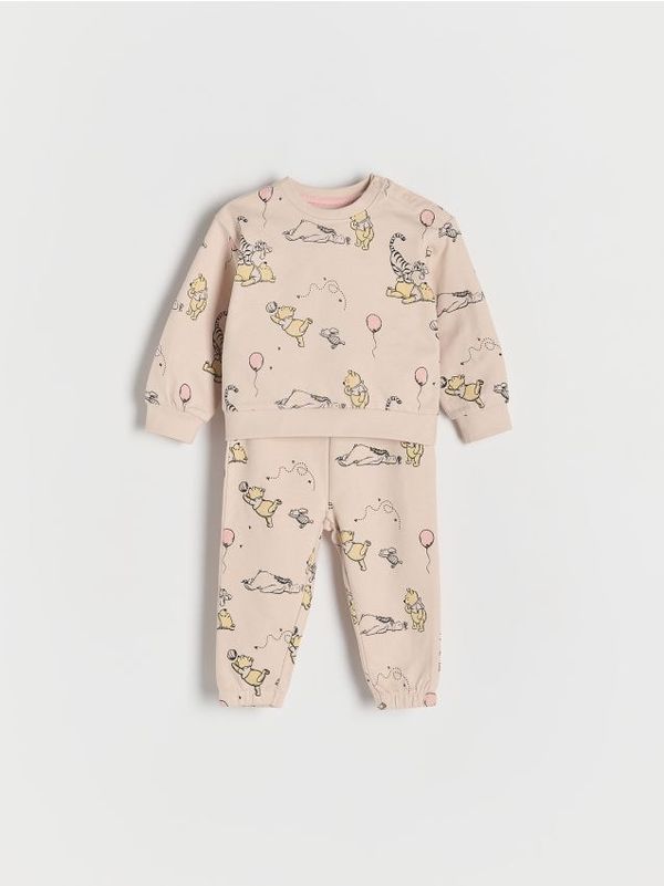 Reserved Reserved - Pamučni komplet Winnie the Pooh - krem