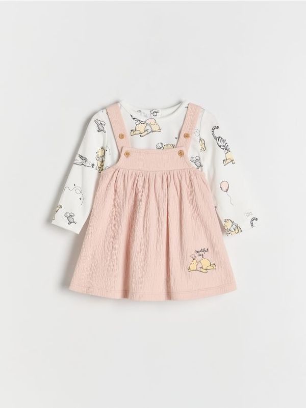 Reserved Reserved - Pamučni komplet Winnie the Pooh - prljavoroza