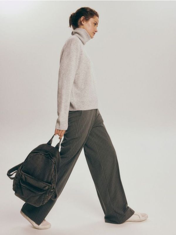 Reserved Reserved - Pamučni ruksak - srednjesivo