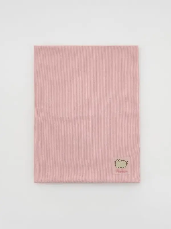 Reserved Reserved - Pamučni šal Pusheen - ružičasta
