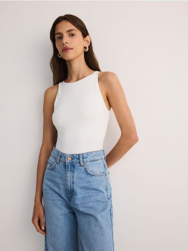 Reserved Reserved - Pamučni top - krem