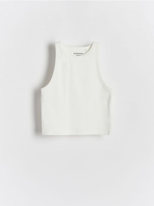 Reserved Reserved - Pamučni top - krem