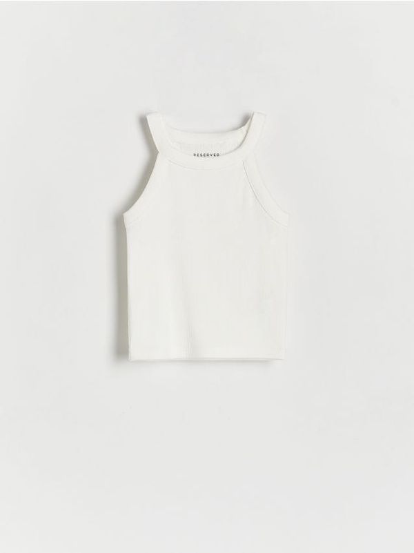 Reserved Reserved - Pamučni top - krem