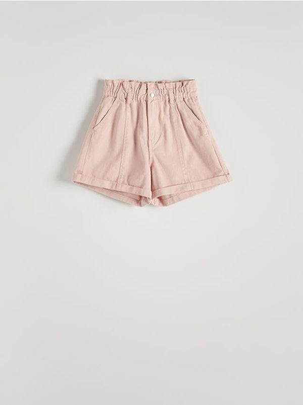 Reserved Reserved - Paperbag kratke hlače - ružičasta