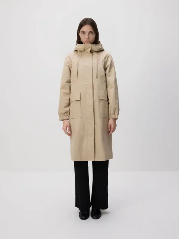 Reserved Reserved - Parka s kapuljačom - bež