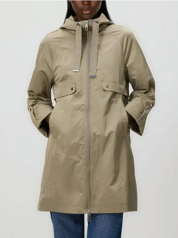 Reserved Reserved - Parka s kapuljačom - toplomaslinasto