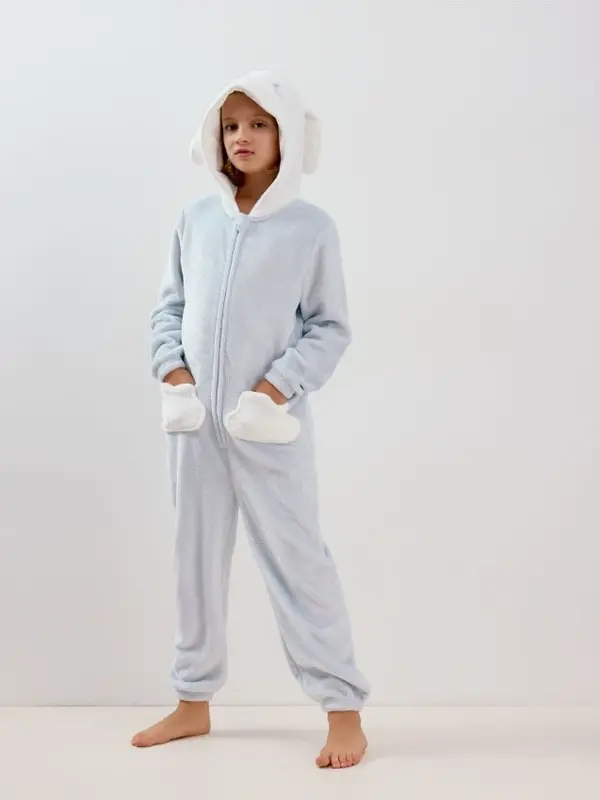 Reserved Reserved - Pidžama kombinezon s kapuljačom Cinnamoroll - svjetloplavo