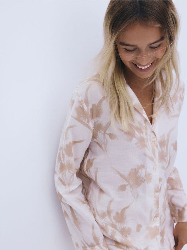 Reserved Reserved - Pidžama top - krem