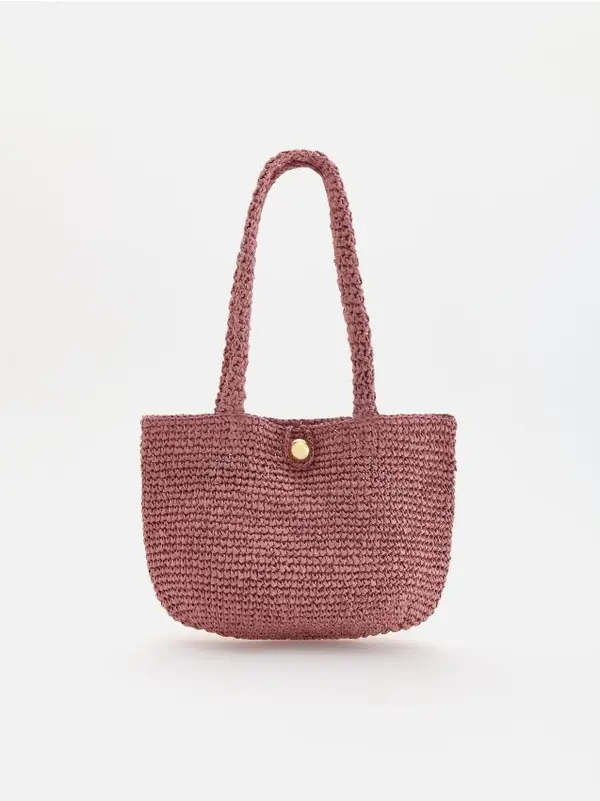Reserved Reserved - Pletena handmade torba - prljavoroza