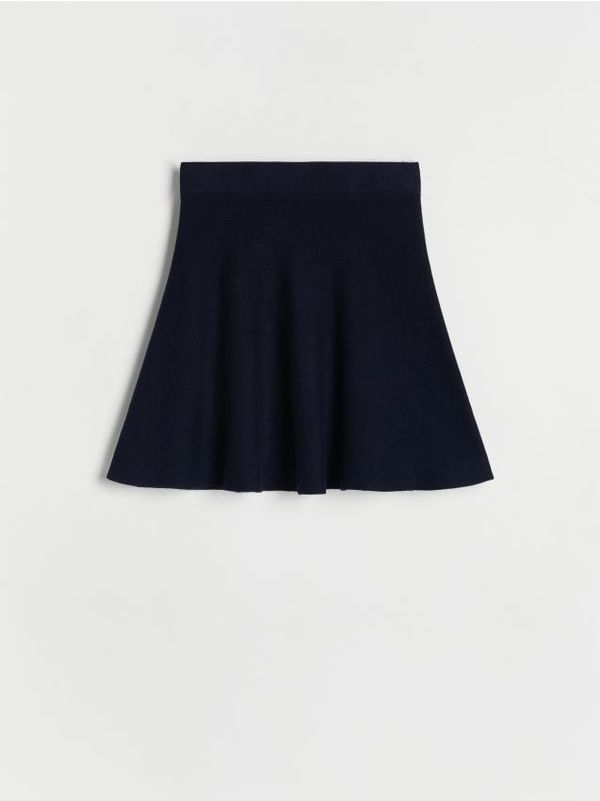 Reserved Reserved - Pletena suknja - mornarsko plava