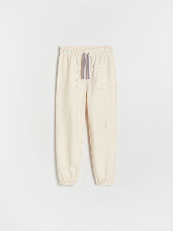 Reserved Reserved - Pletene hlače - boja kože