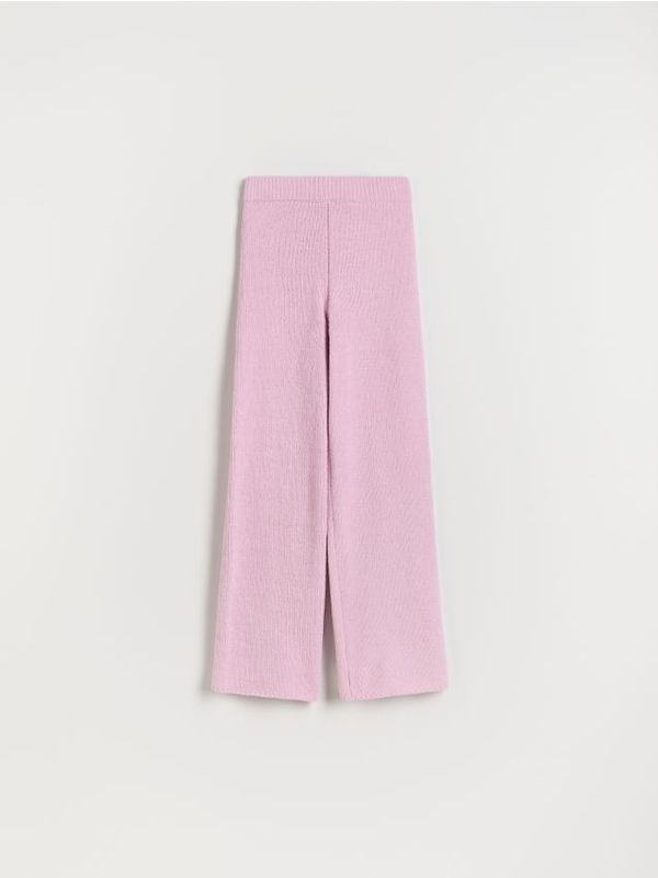 Reserved Reserved - Pletene hlače - ružičasta
