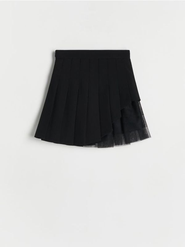 Reserved Reserved - Plisirana suknja - crno