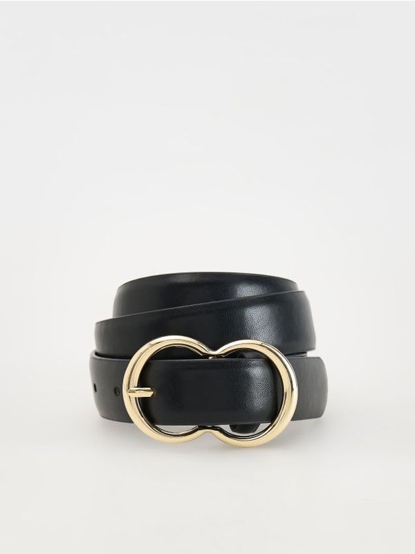 Reserved Reserved - Pojas s kopčom - crno