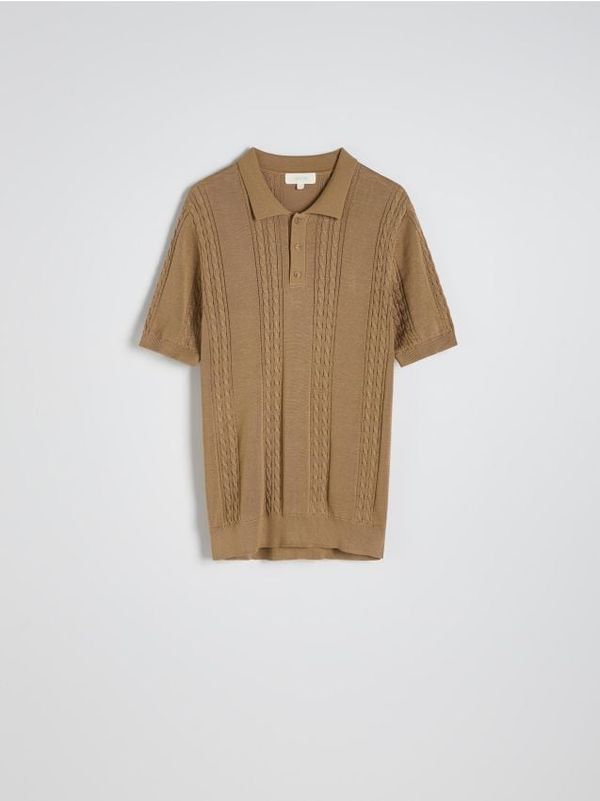 Reserved Reserved - Polo-džemper - bež