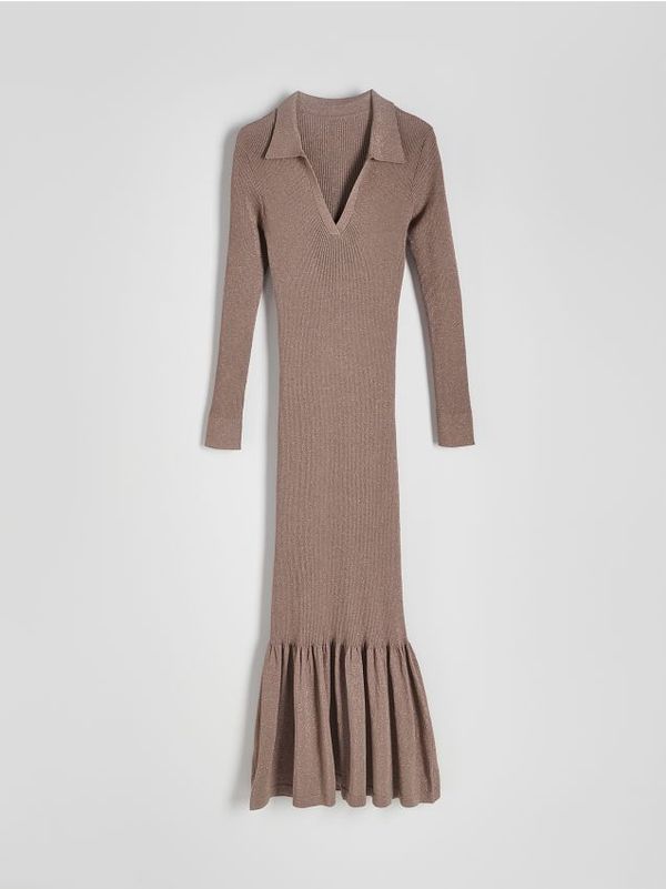 Reserved Reserved - Polo-haljina - čeličnoljubičasto