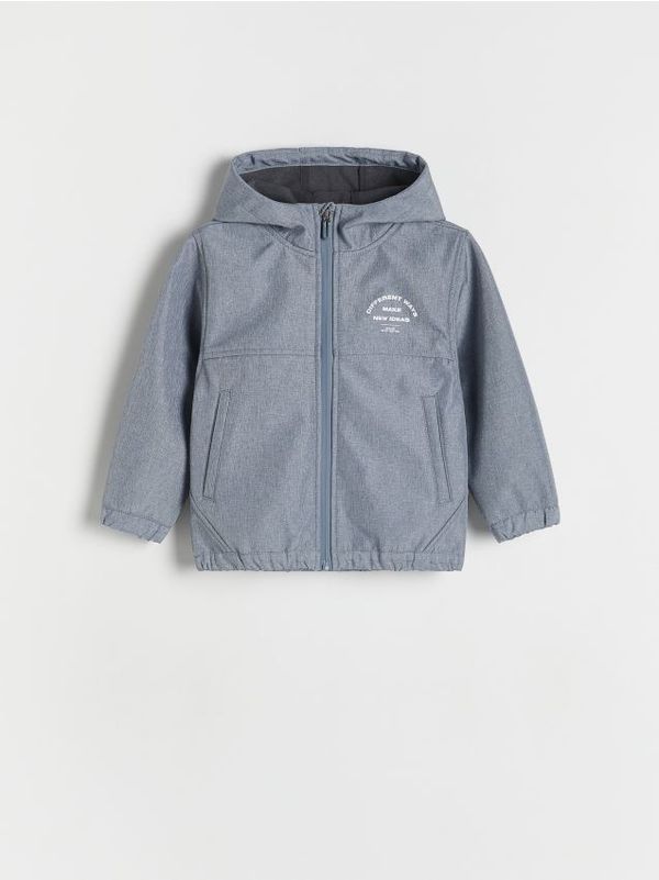 Reserved Reserved - Predimenzionirana jakna s kapuljačom - svjetloplavo