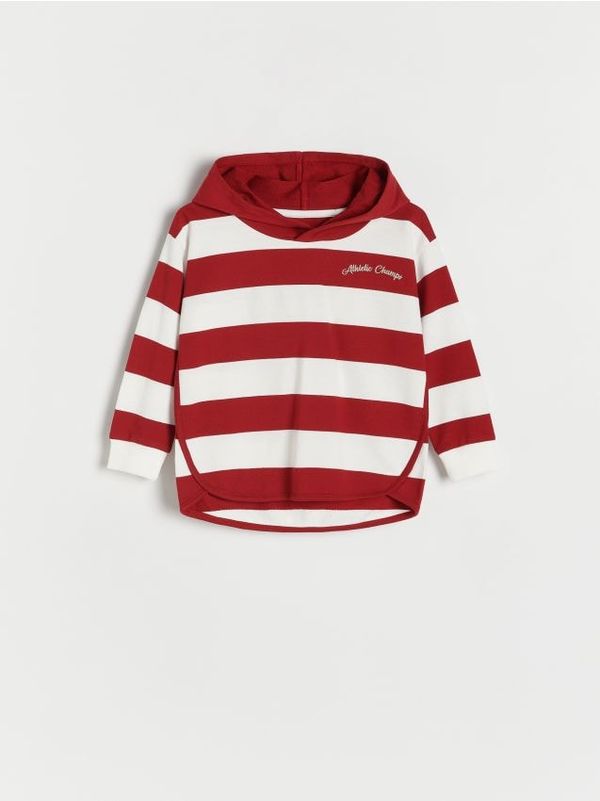 Reserved Reserved - Predimenzionirana majica dugih rukava - boja kestena