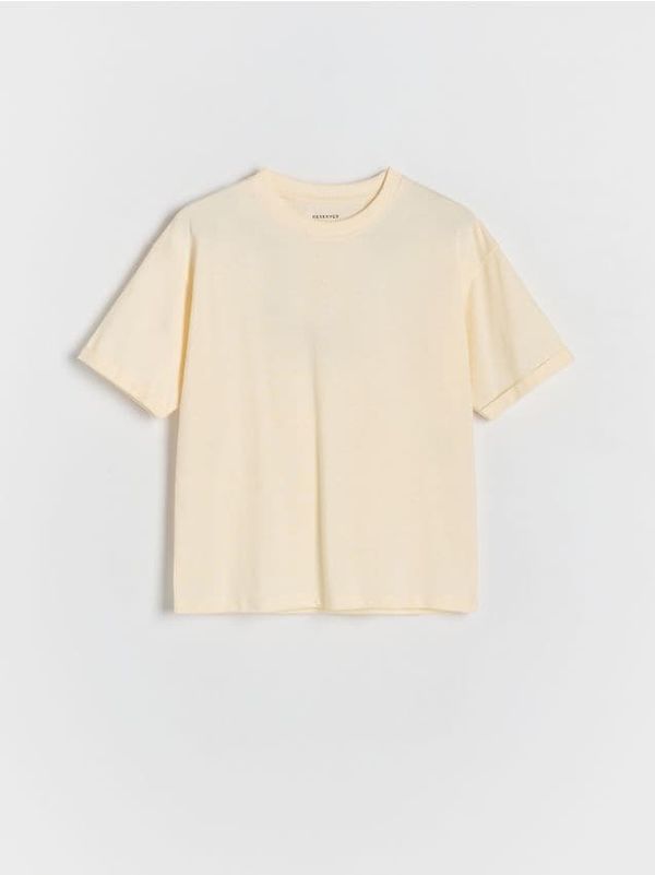 Reserved Reserved - Predimenzionirana majica kratkih rukava - boja kože
