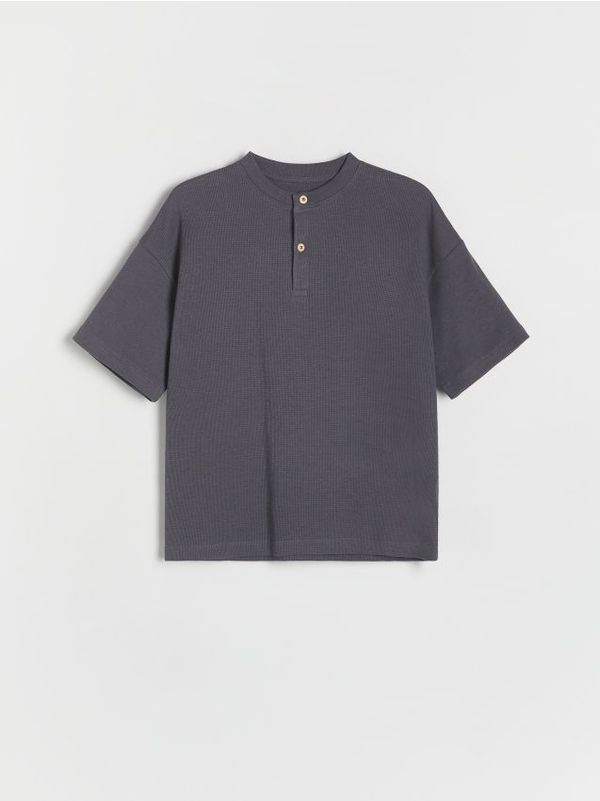 Reserved Reserved - Predimenzionirana majica kratkih rukava - tamnosivo