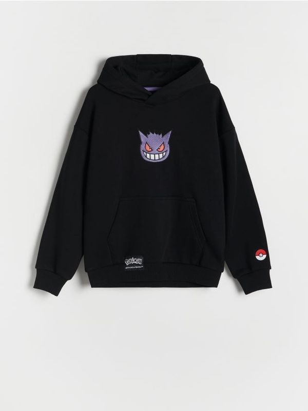 Reserved Reserved - Predimenzionirani gornji dio trenirke Pokémon - crno