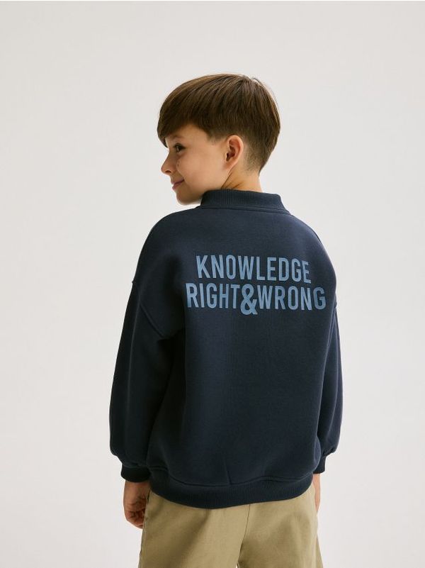 Reserved Reserved - Predimenzionirani gornji dio trenirke - steel blue