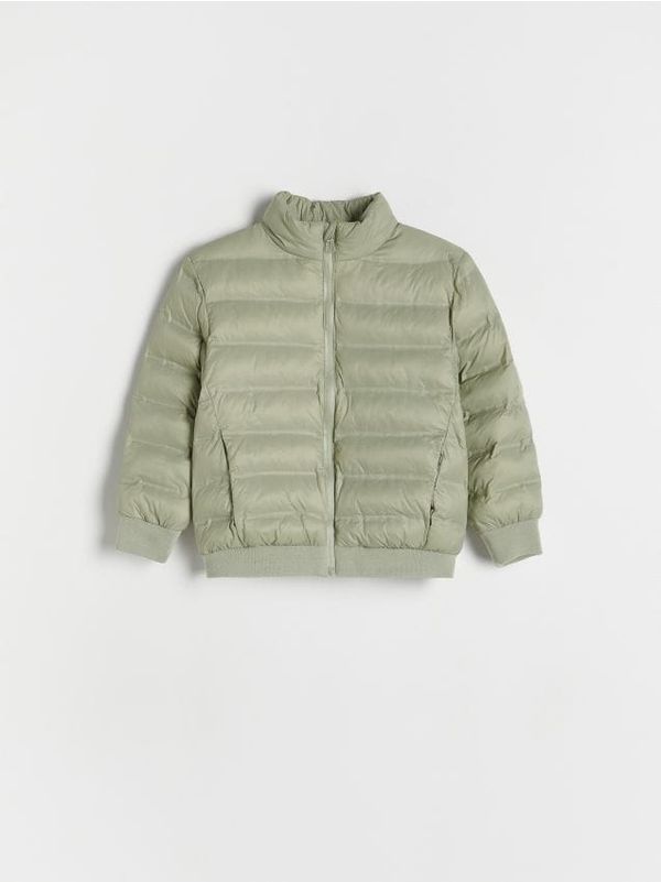 Reserved Reserved - Prošivena jakna - bljedozeleno