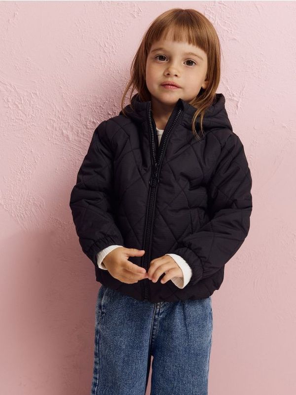 Reserved Reserved - Prošivena jakna s kapuljačom - crno