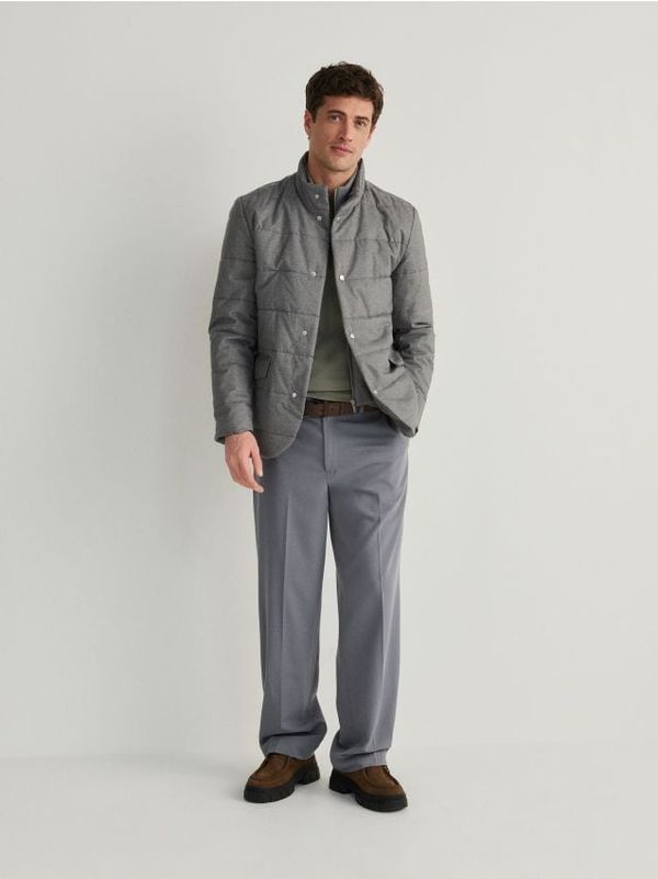 Reserved Reserved - Prošivena jakna s visokim ovratnikom - srednjesivo