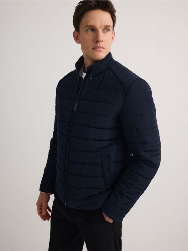 Reserved Reserved - Prošivena motoristička jakna - mornarsko plava